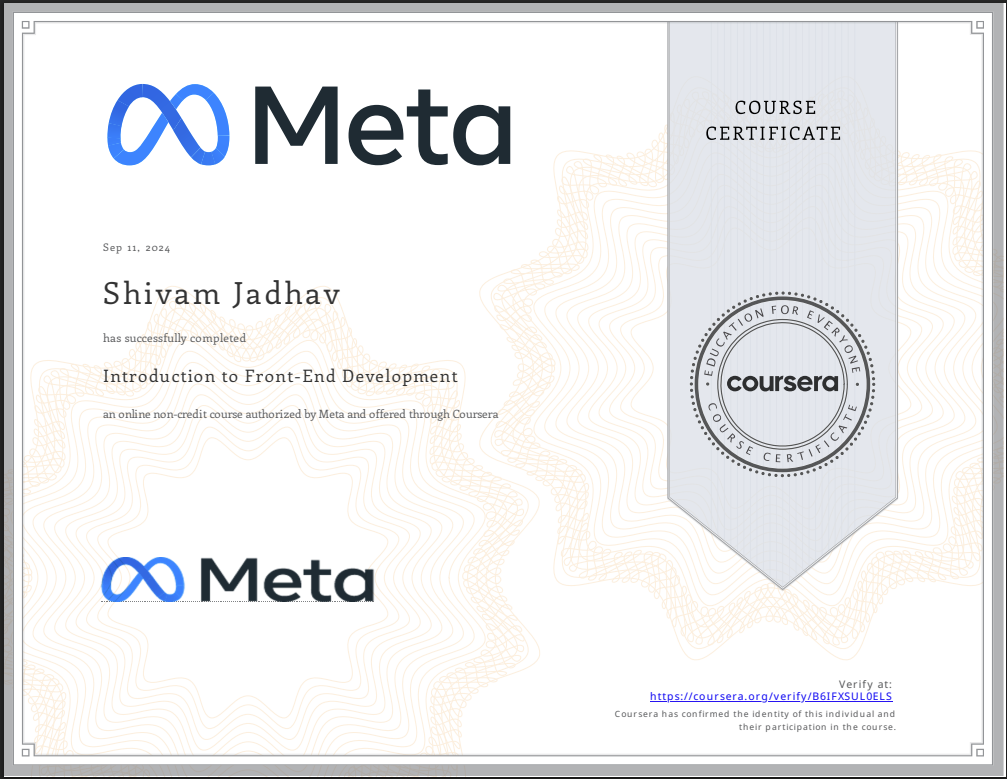 Introduction to Front-End Development