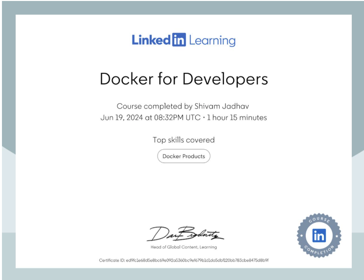 Docker For Developers